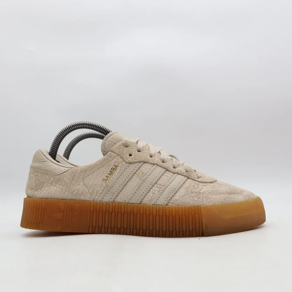Adidas Originals Sambarose Bliss Gum Women's 8 Walking Running Sneakers B28163